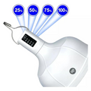 Lâmpada de Emergência LED 48W Recarregável 6000mAh com Gancho