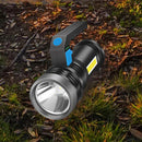 Lanterna Searchlight LED Recarregável com COB Lateral
