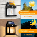 Luminária Solar LED com Sensor de Presença 3 Modos