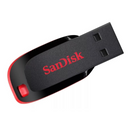Pendrive SanDisk Cruzer Blade 2.0 preto e vermelho 113,90