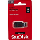 Pendrive SanDisk Cruzer Blade 2.0 preto e vermelho 113,90
