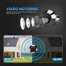 Olho Mágico Digital 2,4" com Câmera e Visão Noturna