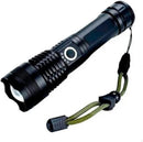 Lanterna Tática LED LE-8300 com Zoom e Bateria Recarregável