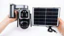 Câmera Solar 4G JT-9683B Lente Dupla com Auto Tracking