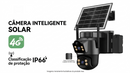 Câmera Solar 4G JT-9683B Lente Dupla com Auto Tracking