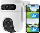 Câmera EZVIZ H9C Dual 3K 5MP + 5MP Wi-Fi 360°