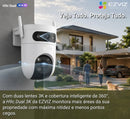 Câmera EZVIZ H9C Dual 3K 5MP + 5MP Wi-Fi 360°