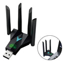 Adaptador Wi-Fi USB Dual Band 2.4 GHz e 5 GHz KP-AW163