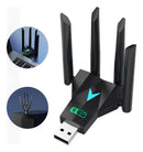 Adaptador Wi-Fi USB Dual Band 2.4 GHz e 5 GHz KP-AW163