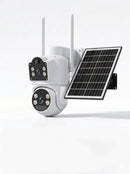 Câmera Solar 4G Lente Dupla JT-9683 com Visão Noturna