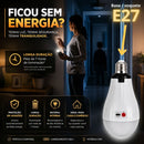 Lâmpada de Emergência LED 20W Recarregável E27 Bivolt