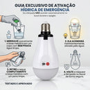 Lâmpada de Emergência LED 20W Recarregável E27 Bivolt