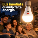 Lâmpada de Emergência LED 20W Recarregável E27 Bivolt