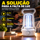 Lanterna Lampião Recarregável 7044C 45 LEDs 8W