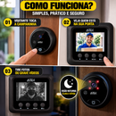Olho Mágico Digital 2,4" com Câmera e Visão Noturna