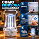 Lanterna Lampião Recarregável 7044C 45 LEDs 8W