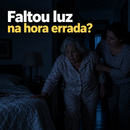 Lâmpada de Emergência LED 48W Recarregável 6000mAh com Gancho