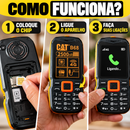 Celular CAT B68 4G Resistente com Teclado Físico e Bateria 2500mAh